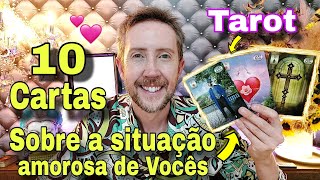 10 cartas sobre a situação de vocês  o Futuro dessa relação Tarot de hoje  Ele hoje tarot [upl. by Sikes822]