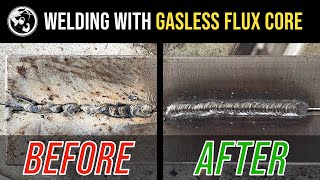 Gasless Flux Core for Beginners 1 BIG Thing [upl. by Cobbie430]