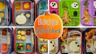 Halloween School Lunch Ideas 🍎 JK K 1st grade 2nd Grade  Bunches of Lunches 🎃 [upl. by Moshell402]