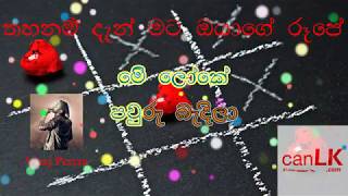 Thahanam Karaoke තහනම් දැන් මට ඔයාගේ Without voice Viraj Perera [upl. by Matland]