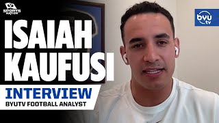 BYUtv Football Analyst Isaiah Kaufusi joins the show to talk BYU football [upl. by Ohcamac382]