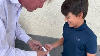 Finger Prick A 10year Old Feels No Needle Pain with Digivibe  Suthe Dermal pediatrics [upl. by Garin380]