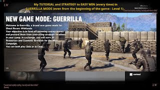 Guerrilla Mode Solo  How to WIN from the BEGINNING of the game from Level1GR Wildlands 2024 [upl. by Ardet]