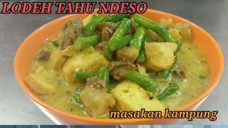 RESEP LODEH TAHU NDESO [upl. by Rodge]