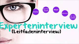 Experteninterview  Leitfadeninterview ✅ So führst es durch [upl. by Mohl]