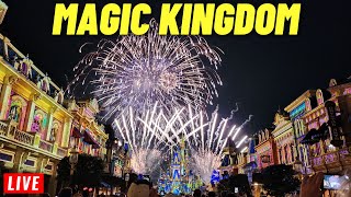 🔴Live Magic Kingdom Tuesday with Happily ever after Fireworks at Walt Disney World 7302024 [upl. by Wakerly]