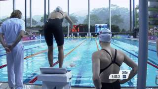 Womens 4x100m Freestyle Relay Swimming Heats  Singapore 2010 Youth Games [upl. by Spiro512]