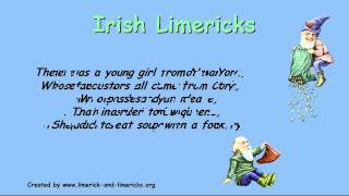 ♣♣♣ Irish Limericks  Example Limerick Poems ♣♣♣ [upl. by Atnes]