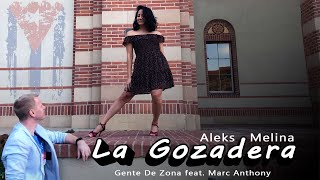 Salsa Dancing to La Gozadera by Gente de Zona and Marc Anthony [upl. by Esya]