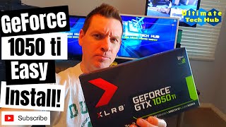 How to Install  GeForce 1050Ti  Quick and Easy [upl. by Shirline]