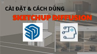 Cách cài đặt và sử dụng Sketchup Diffusion  AI Render from sketchup [upl. by Webber]