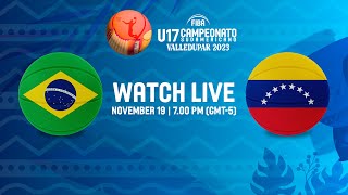 SEMIFINALS Brazil v Venezuela  Full Basketball Game  FIBA South American U17 Championship 2023 [upl. by Alded]