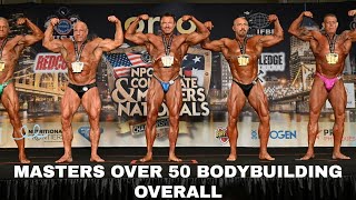 Over 50 Bodybuilding Overall Comparison 2023 Masters NPC Nationals [upl. by Koslo]