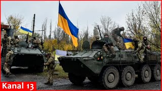 Ukrainian army liberated city of Krasnogorovka in Donetsk  Russians who did not surrender killed [upl. by Naillimxam735]