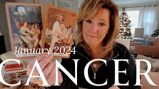 CANCER  You Need TIME Cancer  January 2024 Zodiac Tarot Reading [upl. by Ylrebmi]