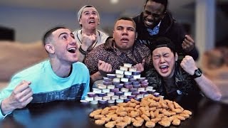 130 Chicken Nuggets in 10 Minutes CHALLENGE [upl. by Atsirt610]