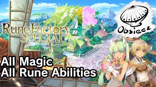 Rune Factory 4  All Magic amp Rune Abilities Locations [upl. by Gnouv435]