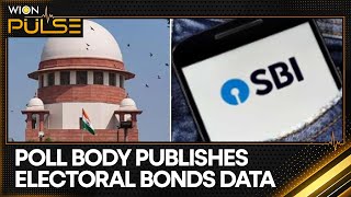 India Election Commission uploads Election Bonds data  WION Pulse [upl. by Vivienne152]