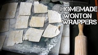 How To Make Your Own Homemade Wonton Wrappers [upl. by Levitus]