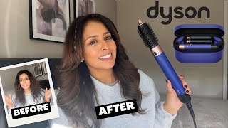 Dyson Airwrap Tutorial  for thick frizzy hair [upl. by Lucania]