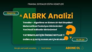 Albaraka Türk Hisse Senedi Teknik Analizi  albrk Teknik Görünüm  Bankacılık Sektörü Hisse Analiz [upl. by Theodoric977]