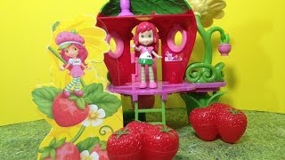 Strawberry Shortcake Berry Bitty Clubhouse Hasbro Review [upl. by Diarmid658]