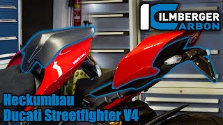 Heckumbau  Ducati Streetfighter V4 2020 by Ilmberger Carbon [upl. by Abroms228]