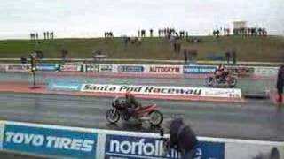 biker crash at Santa Pod [upl. by Yna]