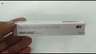 Hhfudic Cream  Mometasone Furoate and Fusidic Acid Cream uses  Hhfudic Cream uses Benefits Hindi [upl. by Aneekal953]