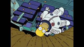 Homer opens a bag of chips in space Careful theyre ruffled [upl. by Irelav]