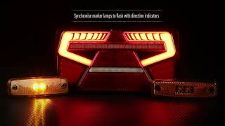 Truck Lite Model 910 Multifunction Rear Trailer Lamp [upl. by Cohe974]