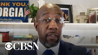 Raphael Warnock delivers remarks as votes continue to be counted in Georgia [upl. by Naujaj]