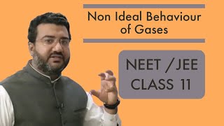 Non ideal behaviour of gases Class 11  non ideal behaviour of gases 1st year chemistry  real gases [upl. by Audley]