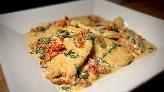 Creamy Tuscan Chicken with Sundried Tomatoes and Spinach [upl. by German]