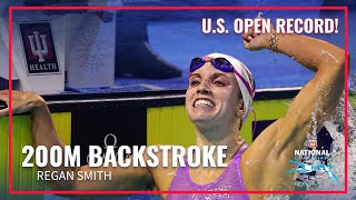 US Open RECORD Set By Regan Smith in 200M Backstroke  2023 Phillips 66 National Championships [upl. by Name330]