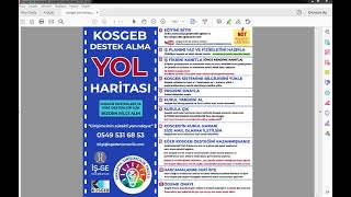 Kosgeb Girişimcilik Desteği 2023 Nasıl Alınır Yol haritası Detaylı anlatım [upl. by Eadmund]