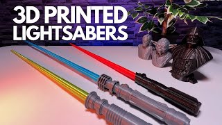 3D Printed Collapsing Lightsabers [upl. by Orman]