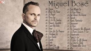 Las 30 Mejores canciones de Miguel Bosé  Miguel Bosé Sus Mejores Éxitos [upl. by Dynah]