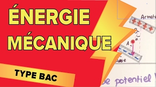 Energie Mécanique Cinétique et Potentielle  Exercice Type Bac  Mathrix [upl. by Seys]