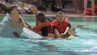 Cardboard Boat Designers Get Help From Texas Tech Students and Professors [upl. by Zahara]