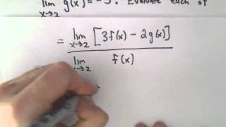 Limit Laws to Evaluate a Limit  Example 1 [upl. by Oyam]