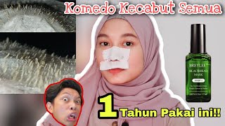 REVIEW BREYLEE BLACKHEAD MASK NOSE STRIP Komedo Keangkat Semua [upl. by Cuttie507]