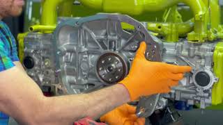 Subaru Engine to VW Transaxle Kennedy KEP Adapter Plate Installation Tutorial Howto for Subaru Co [upl. by Lednar220]