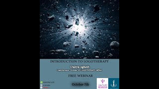 Introduction to LOGOTHERAPY Webinar  العلاج بالمعنى [upl. by Niret]