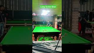 Snooker Amazing Deep Screw Shot  Naseem Akhtar Best Snooker Shot snooker screwshot amazing 20k [upl. by Inan268]