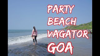 Popular for Nightlife Beach Vagator Beach Goa [upl. by Ocsicnarf]