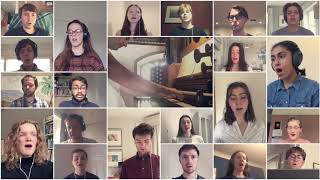 The Choir of Gonville amp Caius College performs Brahms Geistliches Leid virtually [upl. by Nythsa]