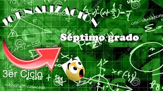 Jornalización Matemática 7° grado  ESMATE 2022 [upl. by Tija]