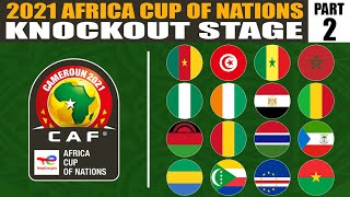 2021 AFRICA CUP OF NATIONS  KNOCKOUT STAGE PART 2  MARBLE SOCCER [upl. by Kippie229]