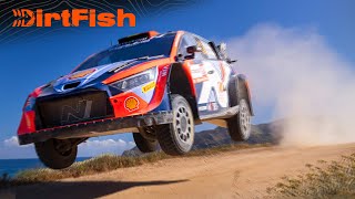 Best of WRC Rally Italia Sardegna 2024  Crashes Action and Raw Sound [upl. by Mannos]